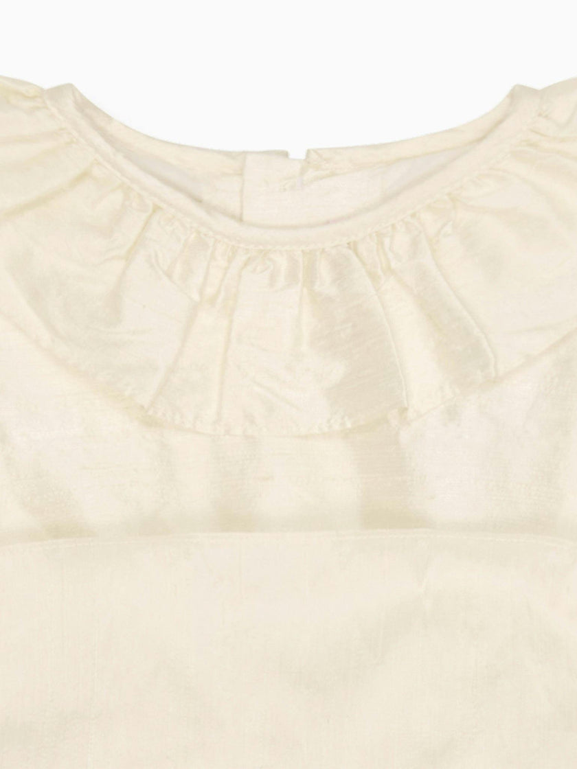 Ivory Azalea Ceremony Silk Girl Dress