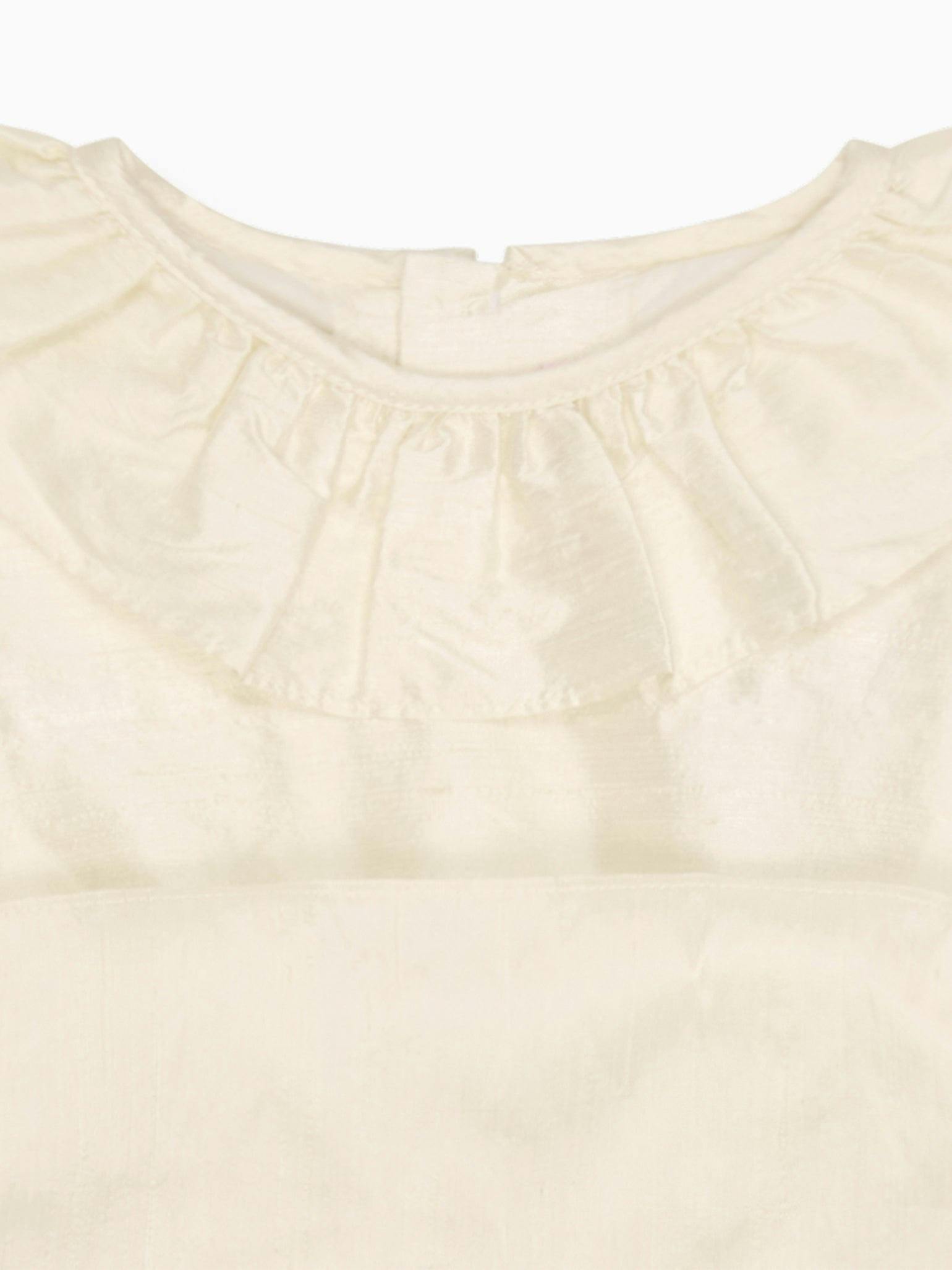 Ivory Azalea Ceremony Silk Girl Dress