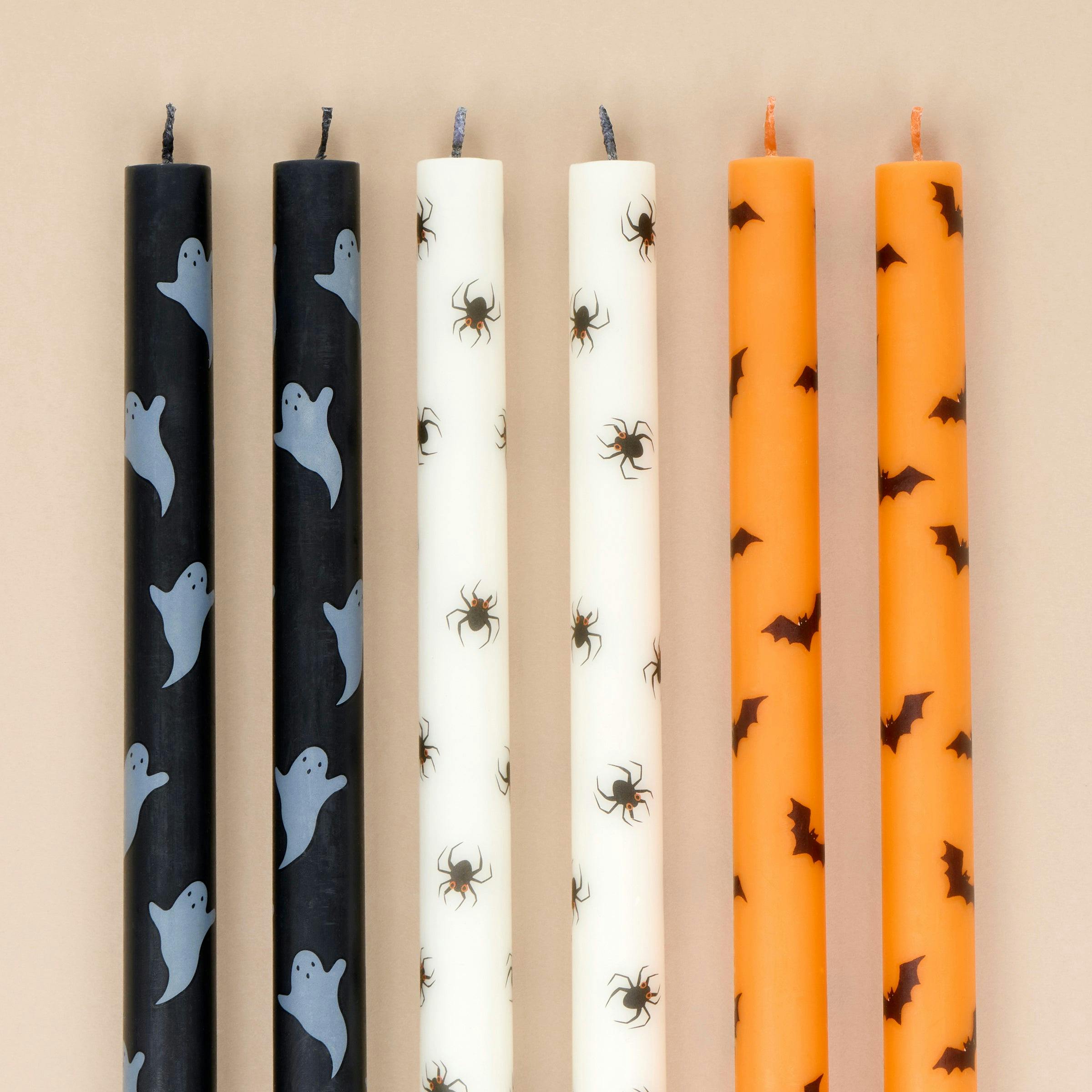 Mixed Halloween Icons Table Candles