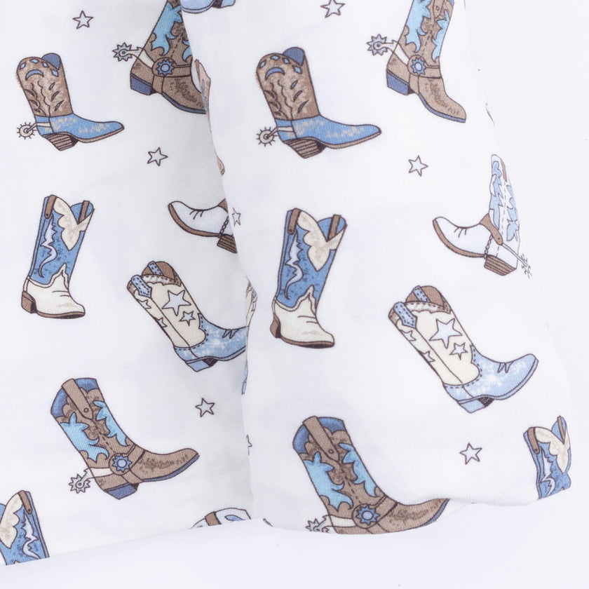 Cowboy Boots - Swaddle Blanket