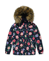 Two Piece Discover Snowsuit Blue Floral Print