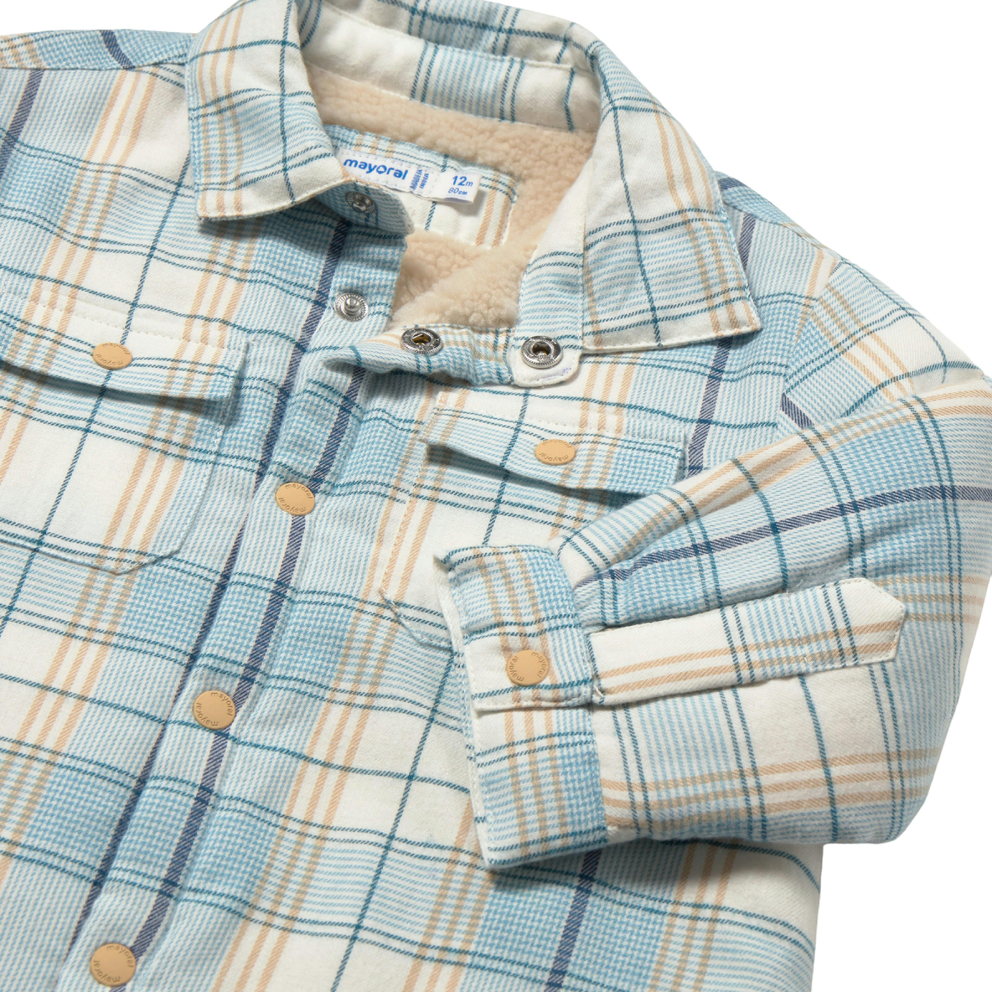 Blue Checked Overshirt