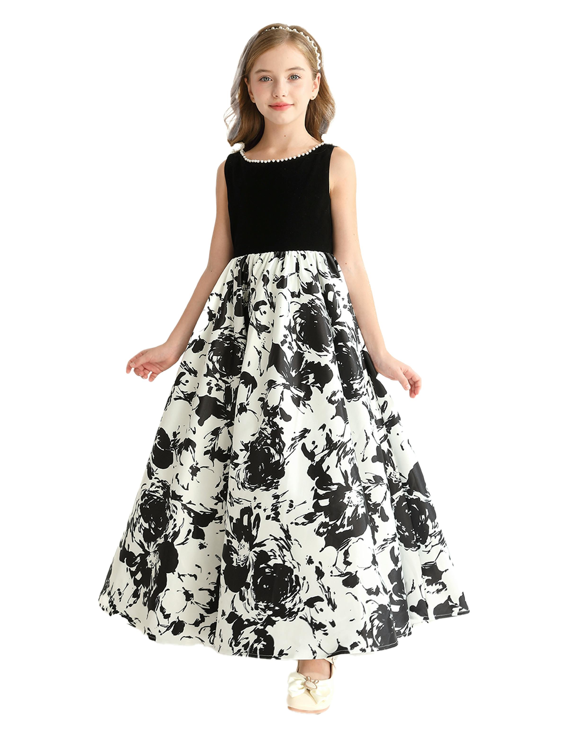 Black and White Abstract Dalmeny Dress