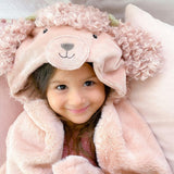 Paris Poodle Hooded Blanket