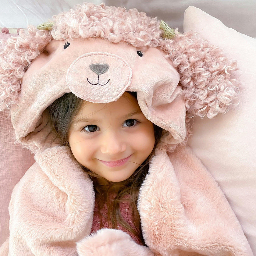 Paris Poodle Hooded Blanket