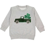 Shamrock Truck Patch St. Patrick's Day Sweatshirt