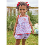 Evie Bloomer Set - Patriotic Plaid