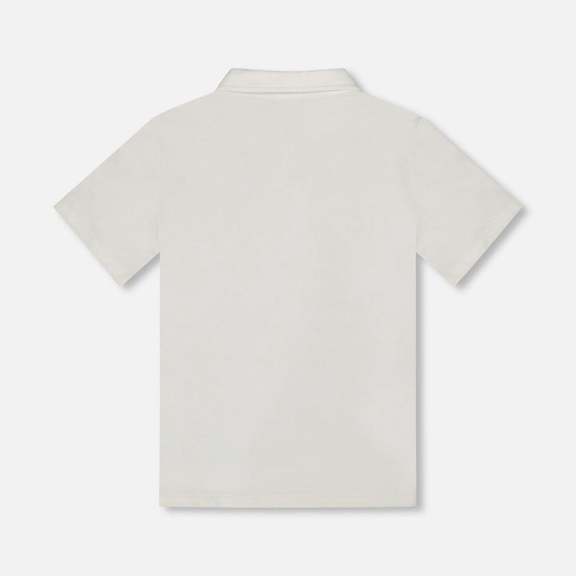 Short Sleeve Polo Shirt White
