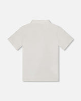 Short Sleeve Polo Shirt White