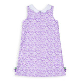 Printed Pique Dress with Flowers