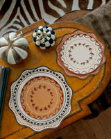 Charlotte Dessert Plate Set - Orange