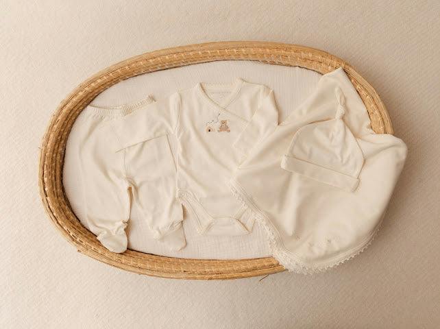 Receiving Blanket w/ Crochet Trim