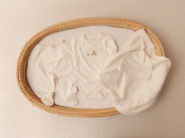 Receiving Blanket w/ Crochet Trim