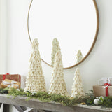 Bone Trees- 3 Piece Set- Handmade of Hand Felted Wool