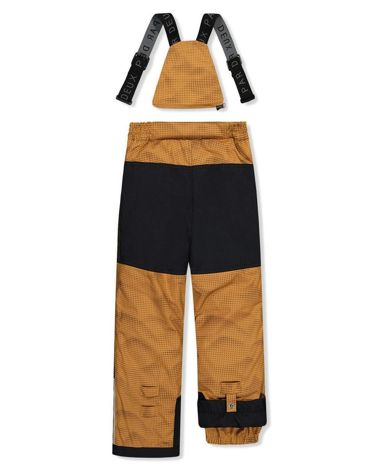 Two Piece Play Snowsuit Brown And Black With Brown Pants