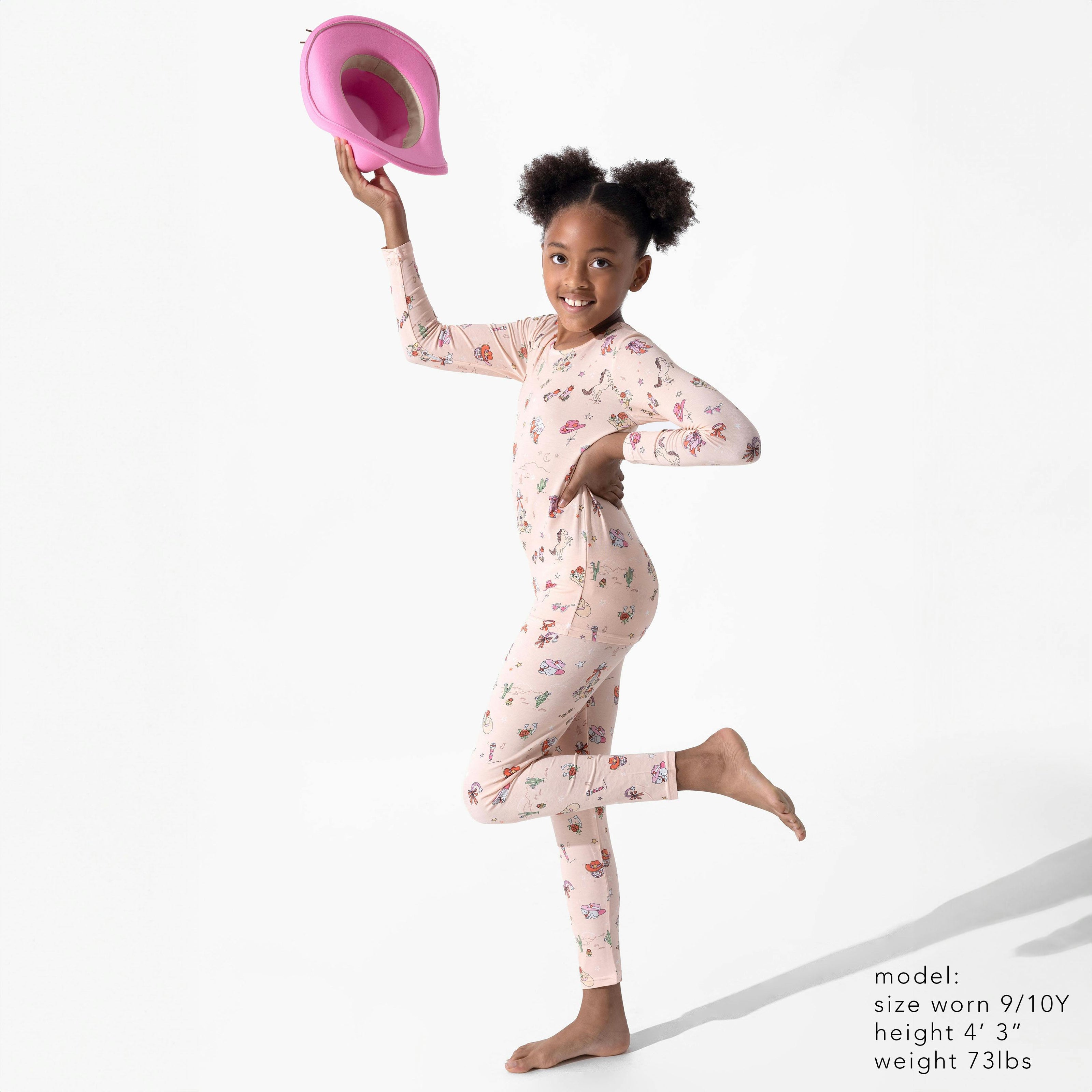 Cowgirl Bamboo Kids Pajamas