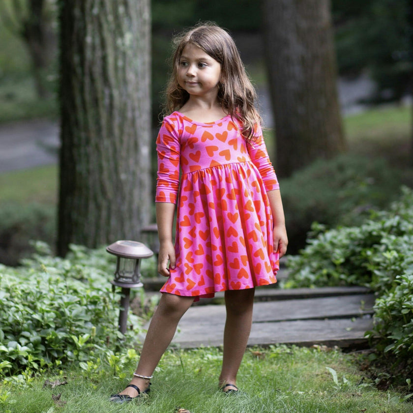 Twirly Dress in Hearts
