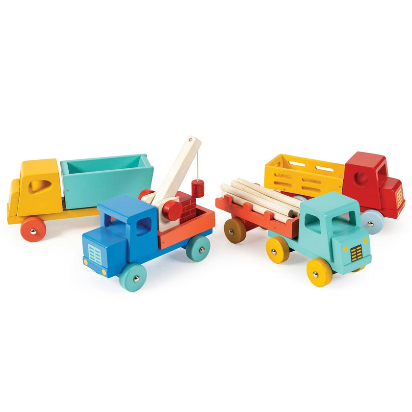 Teal Timber Truck