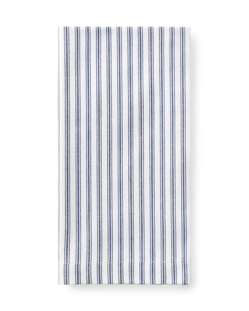 Navy French Ticking & Timeless Toile Napkin Bundle
