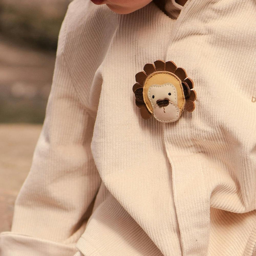 Josy Special Hairclip | Orangutan | Khaki Nubuck