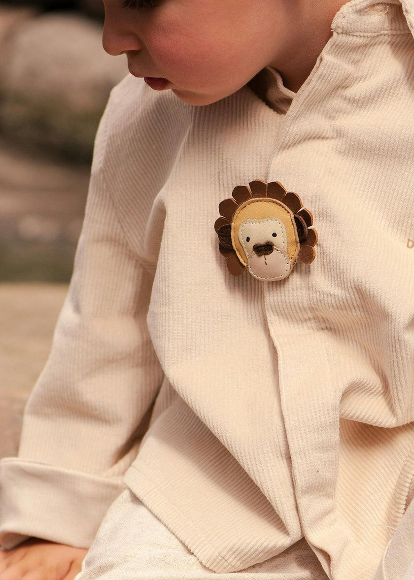Josy Special Hairclip | Orangutan | Khaki Nubuck