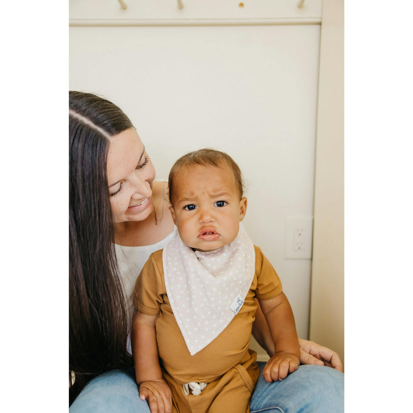 Vance Printed Bandana Bib Set