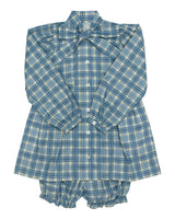 Stella Bow Dress in Marta Plaid
