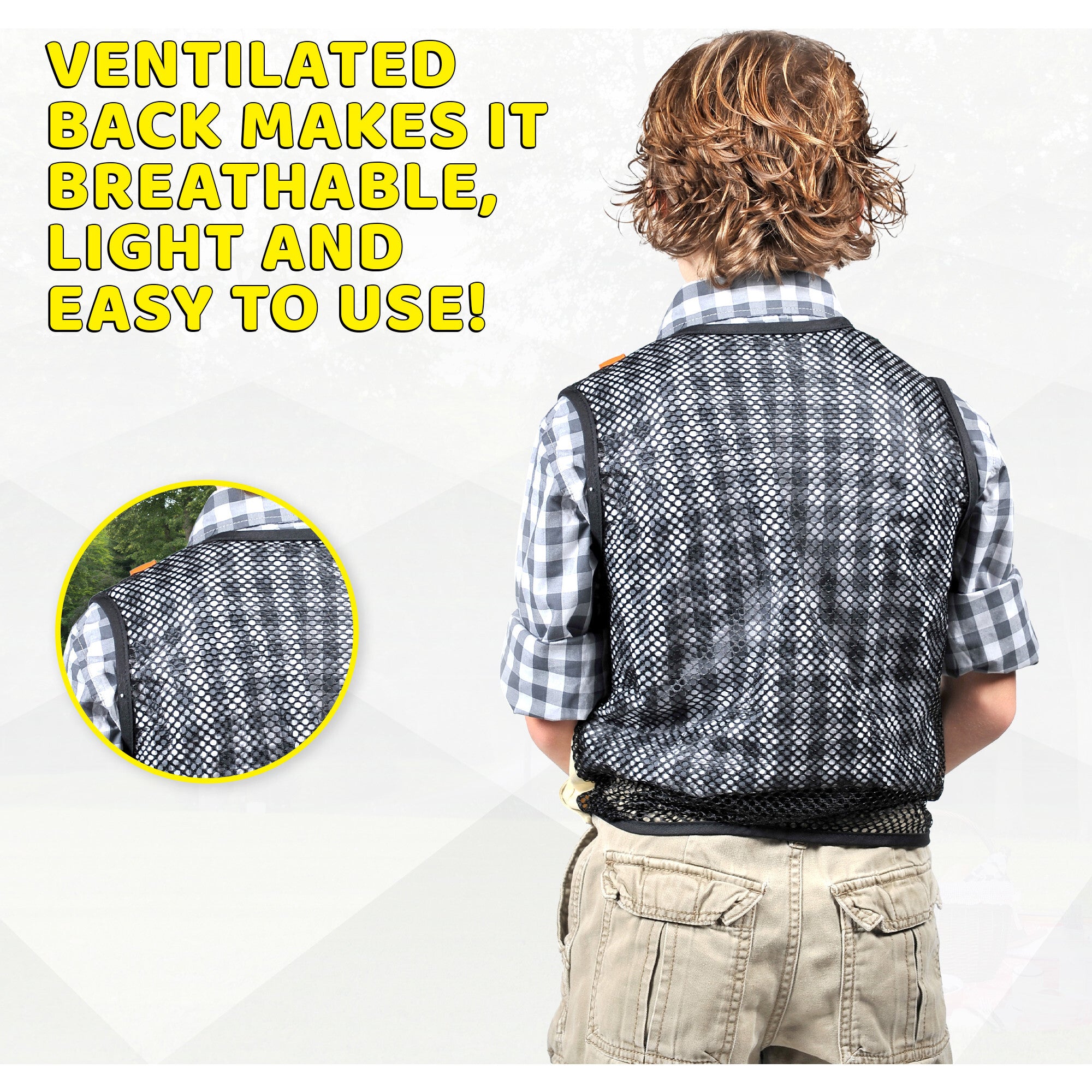 Nature Bound: Cargo Vest - Green & Khaki