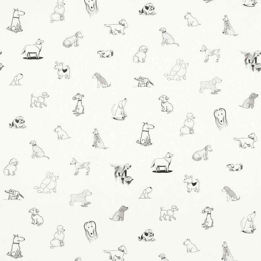 Good Dogs Everywhere Woven Wallpaper