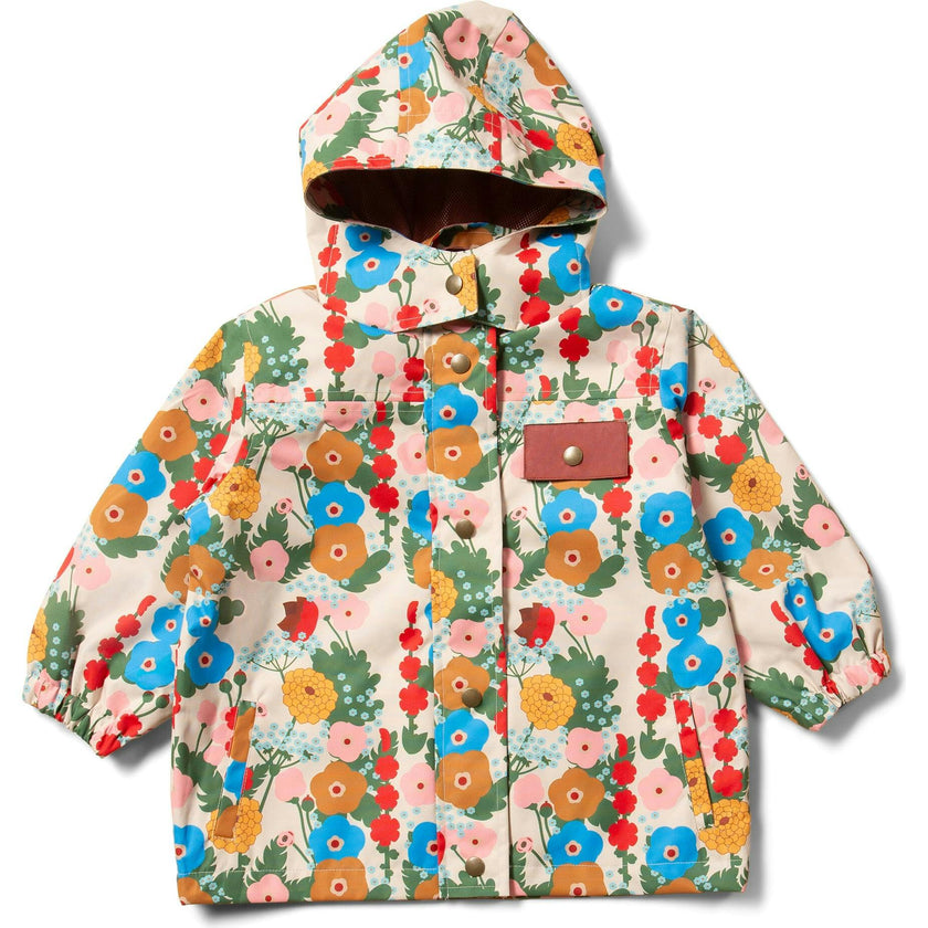 Flora and Fauna Waterproof Raincoat, Multi