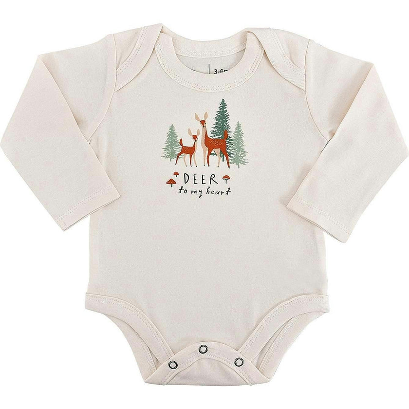 long sleeve graphic bodysuit | deer to my heart