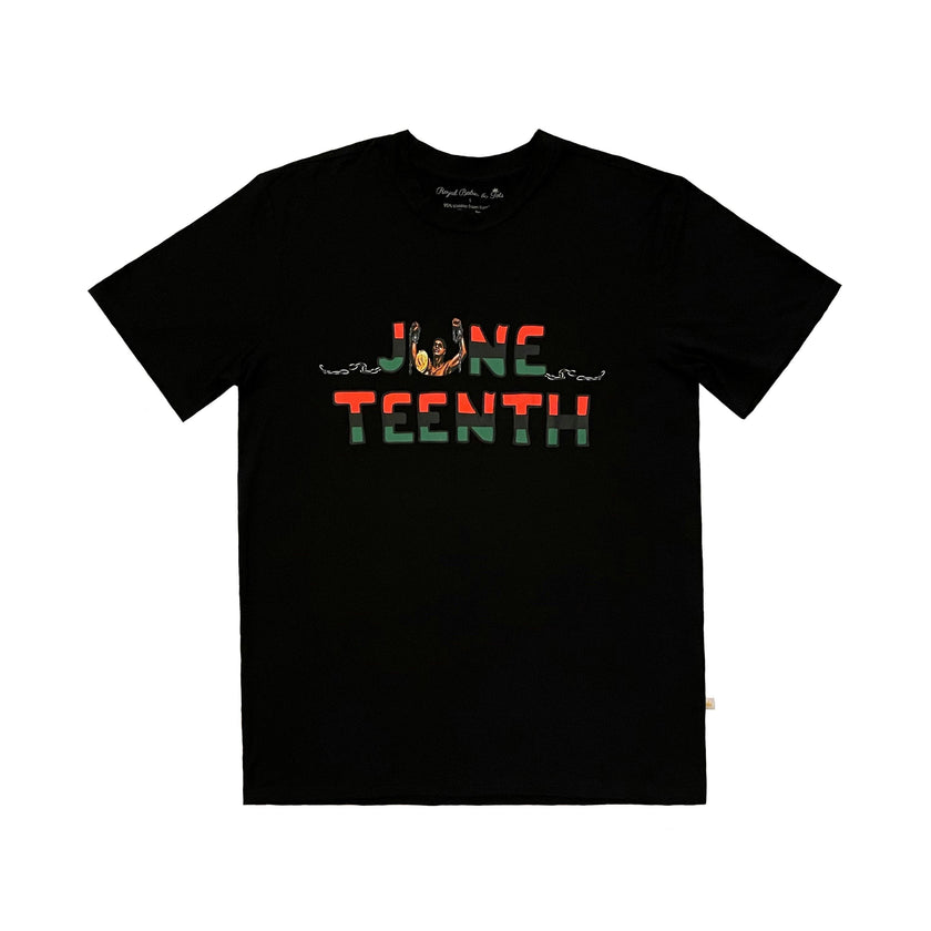 Men's Bamboo Juneteenth T-Shirt, Black