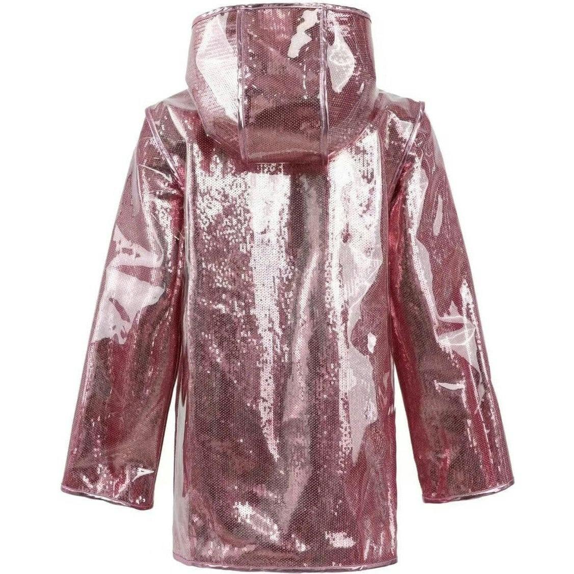 Rose Sequin Rain Jacket
