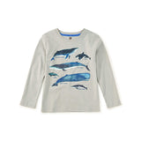 Whale Discovery Graphic Tee, Mica