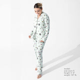 Minecraft Sleep Repeat Bamboo Women's Pajama Set