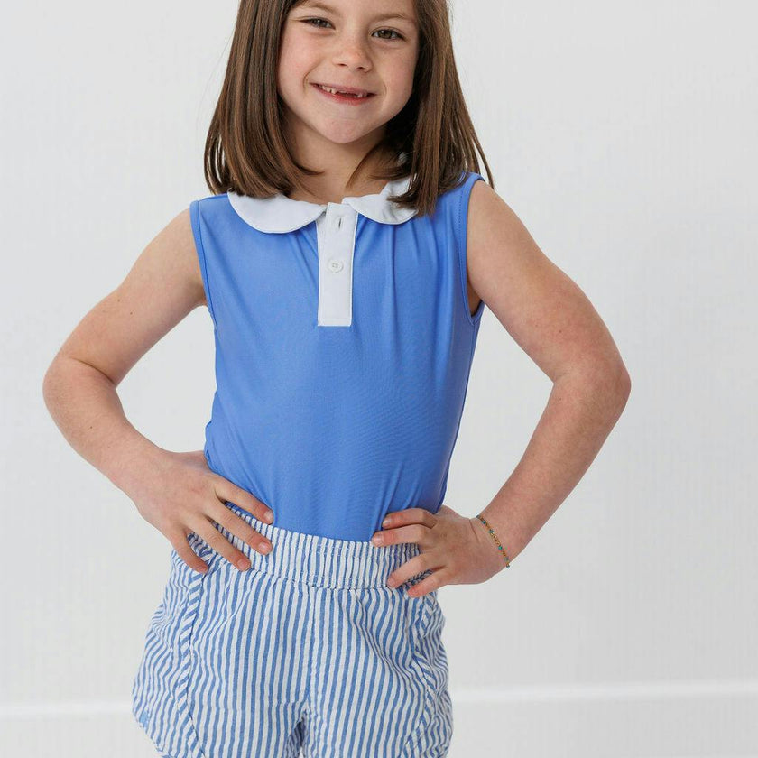 Girls Seersucker Super Short