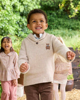 Timothy Teddy Shawl Collar Sweater