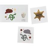 Wild West Cowboy Temporary Tattoos