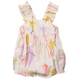Baby Girls Via Bubble  - Flying Kites
