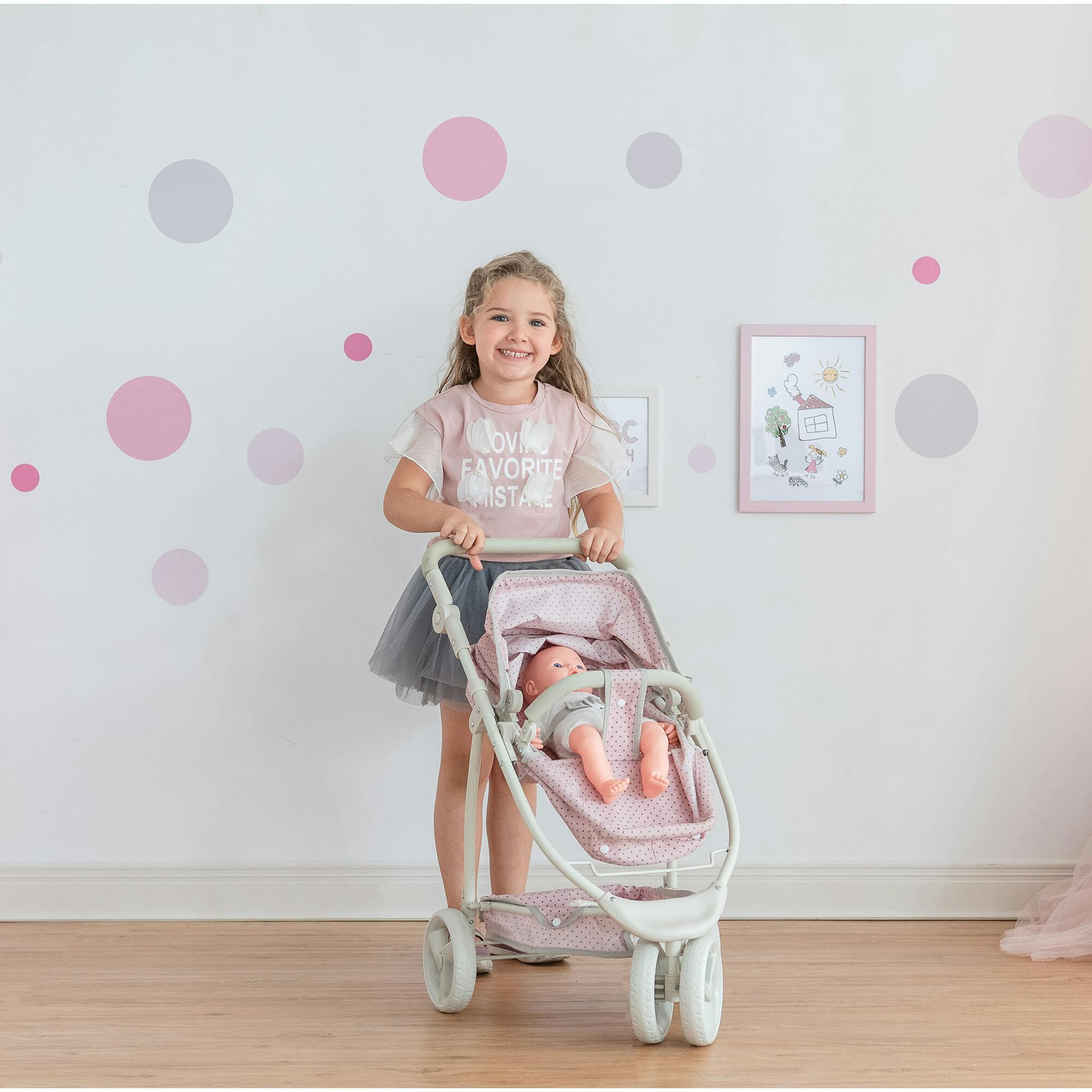 Olivia's Little World Doll 2-in-1 Convertible Stroller