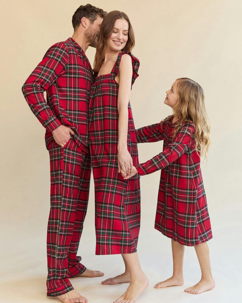Girl's Brushed Twill Beatrice Nightgown in Imperial Tartan