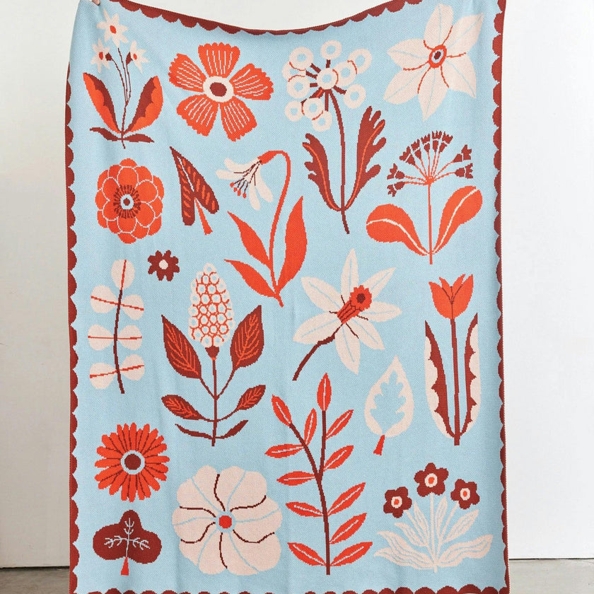 Petals Knit Blanket