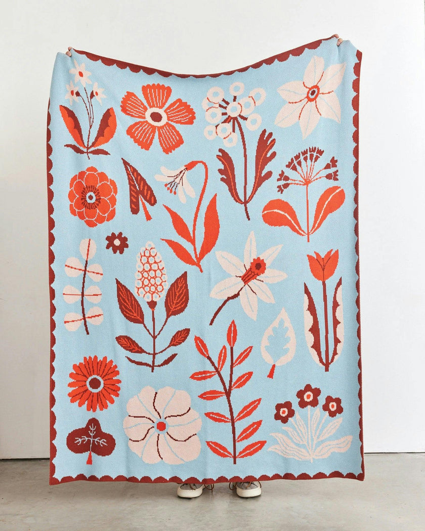 Petals Knit Blanket