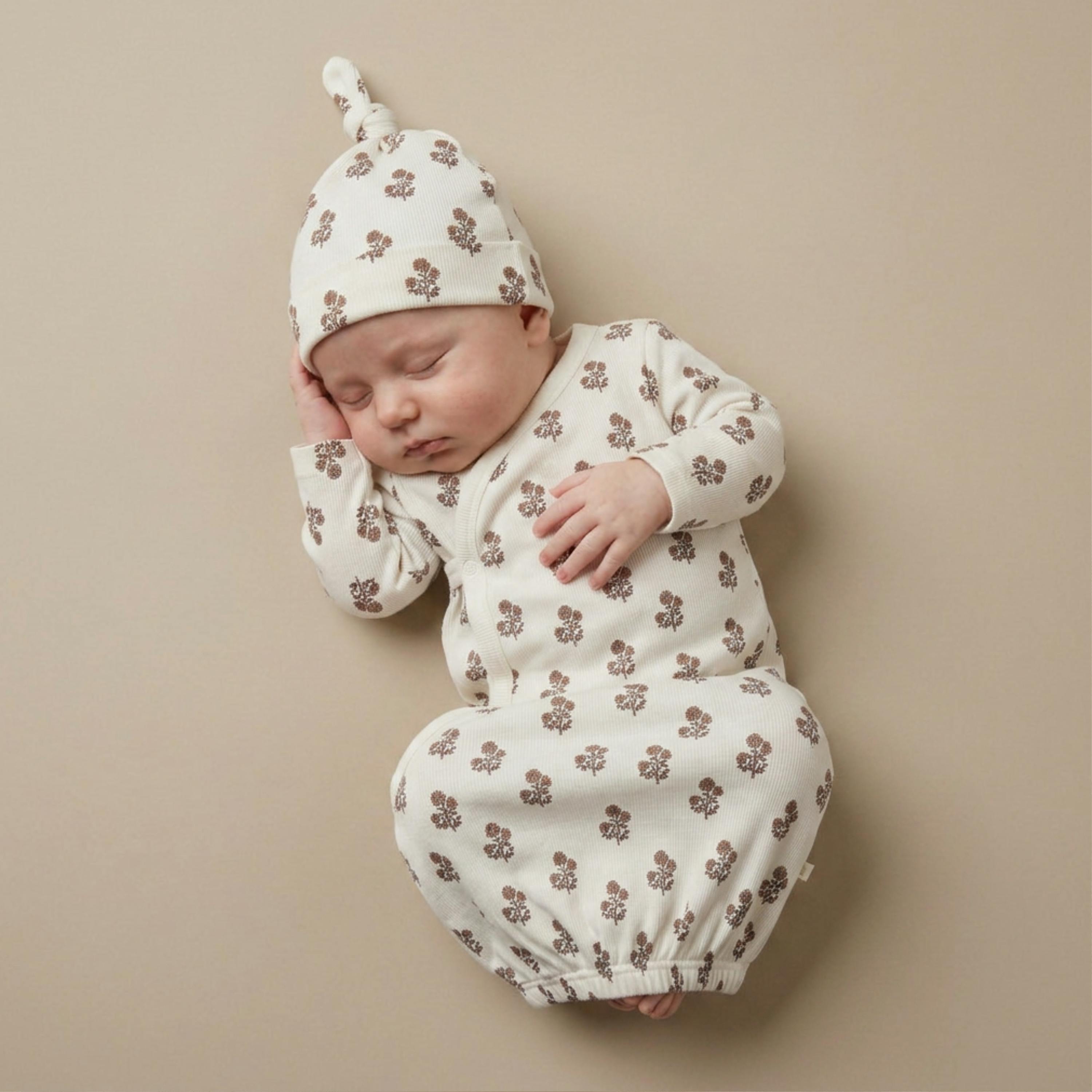 Organic Kimono Infant Sleep Gown - Loom