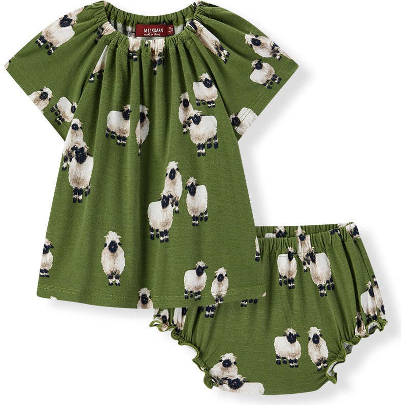 Valais Bamboo Dress & Bloomer Set