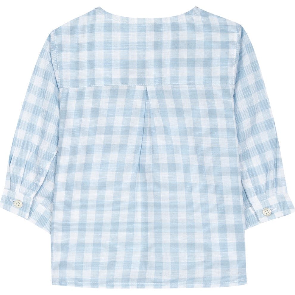 TARTINE ET CHOCOLAT Gingham Button Shirt