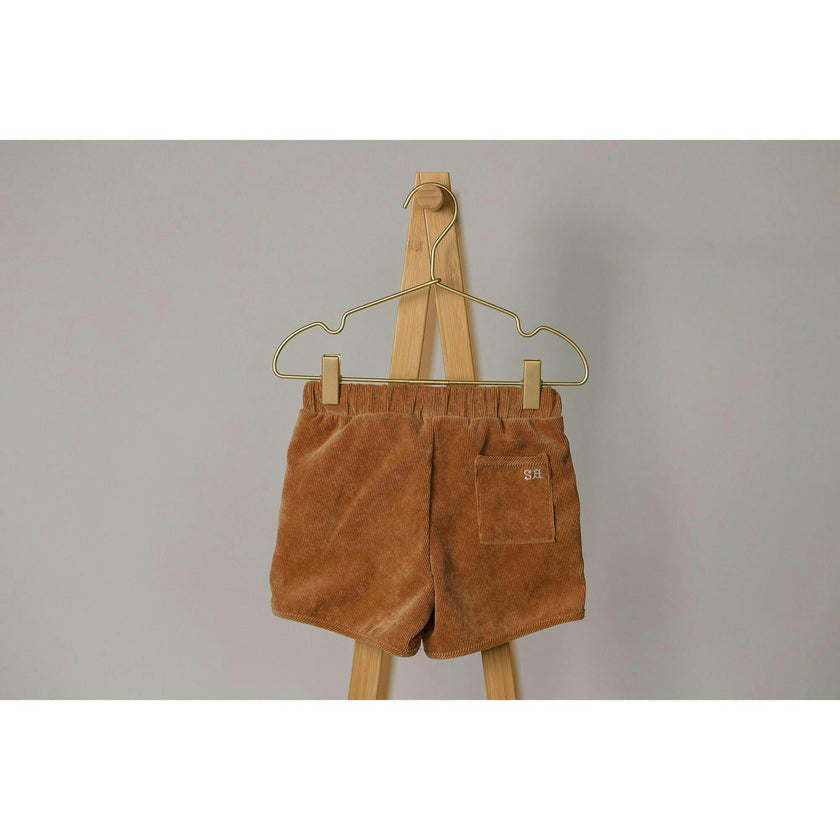 Athletic Short in Proformance Cord In Terra Cotta