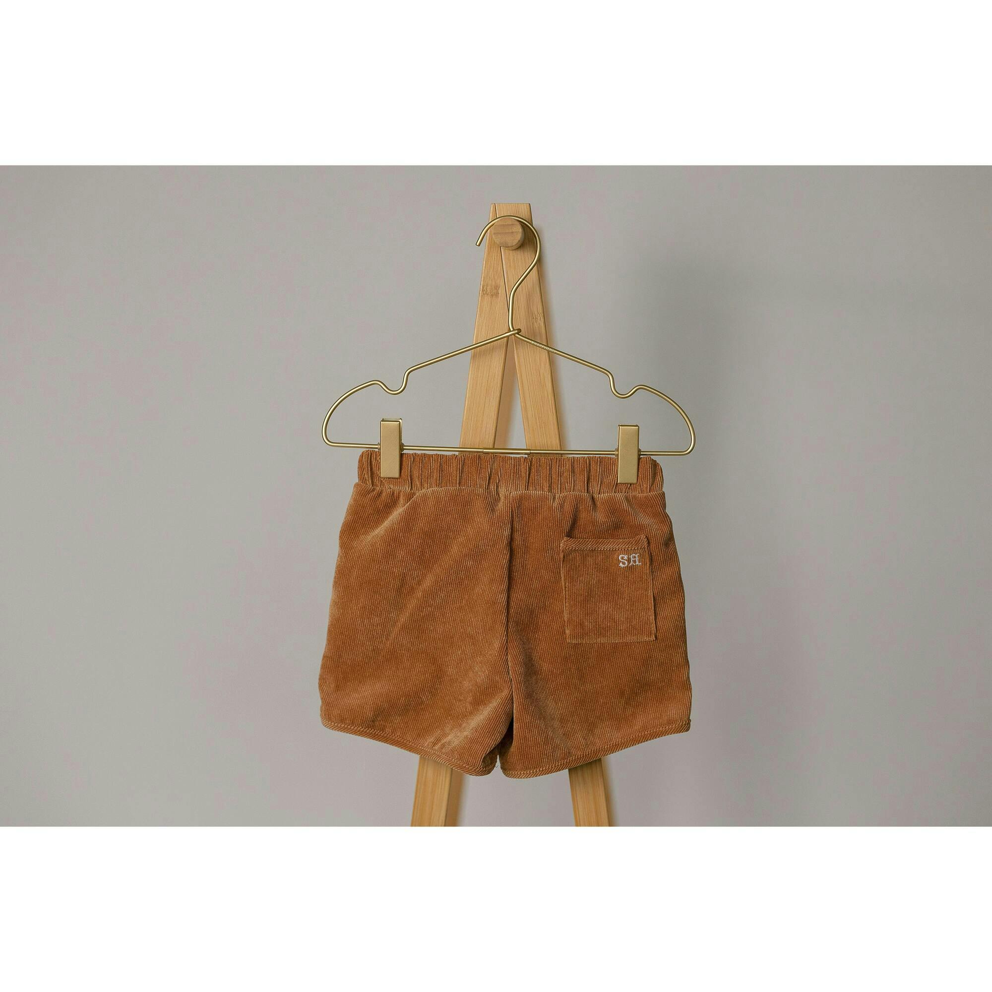 Athletic Short in Proformance Cord In Terra Cotta