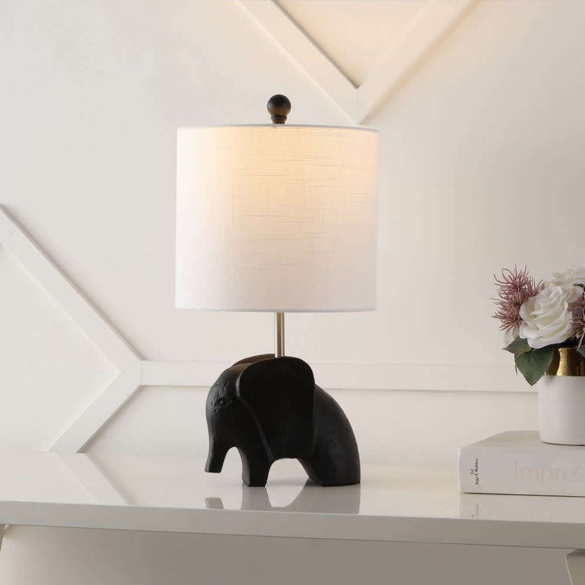Koda 17.5" Eclectic Southwestern Resin/Iron LED Kids' Table Lamp
