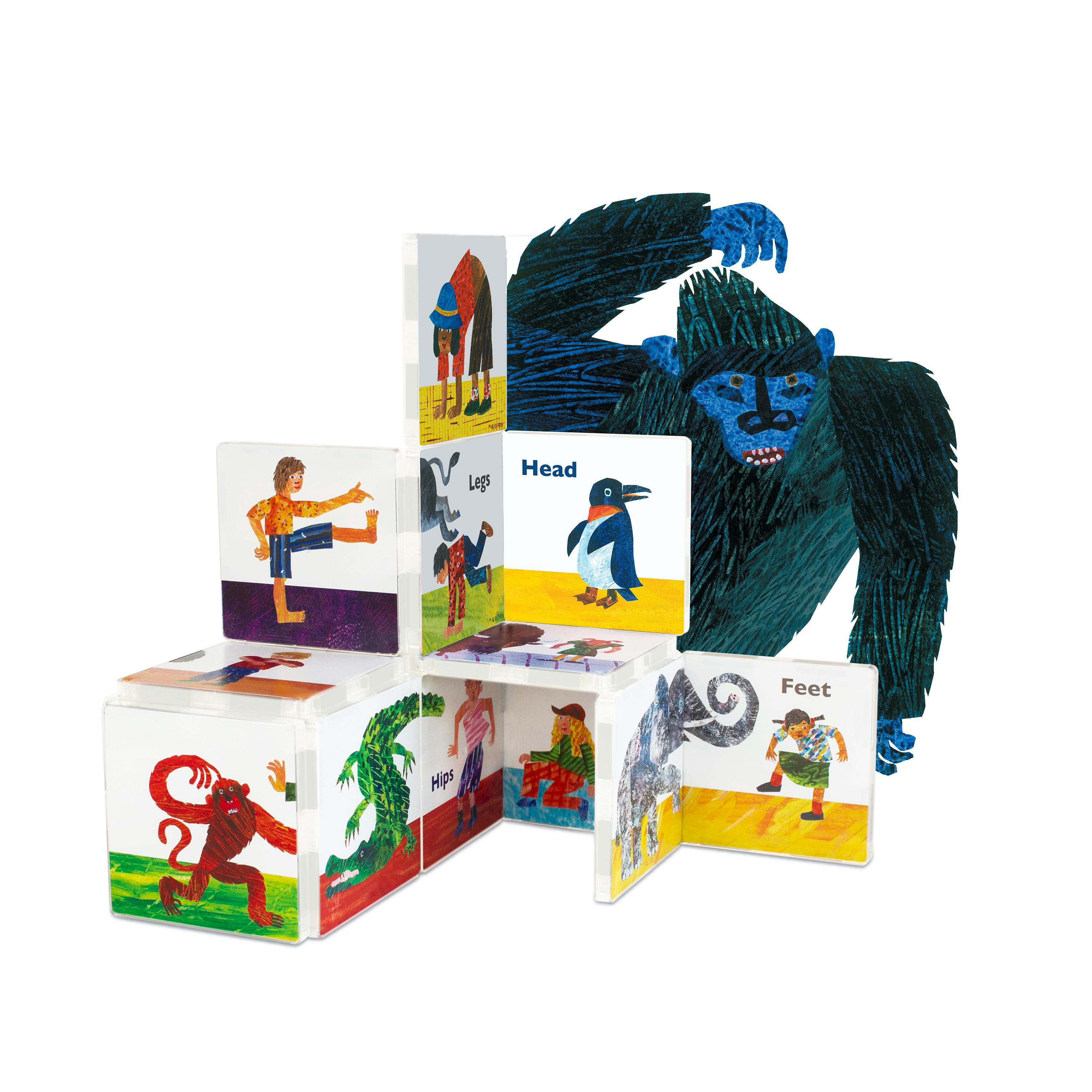 Eric Carle Polar Bear & Head to Toe Magnetic Tiles Combo Set